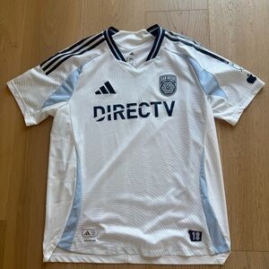 SDFC Authentic Blank Away White Soccer Jersey